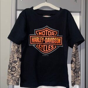 Harley-Davidson Kids Black Long Sleeve Shirt